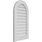 Ekena Millwork Round Top Surface Mount PVC Gable Vent: Non-Functional, w/ 3-1/2"W x 1"P Standard Frame, 20"W x 36"H GVPRT20X3601SN - alternate 4